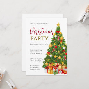 Invitation à la fête de Noël