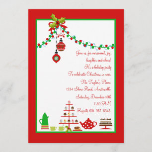 Invitation à la fête de Noël