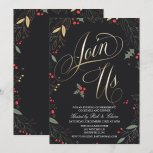 Invitation à la fête de Noël