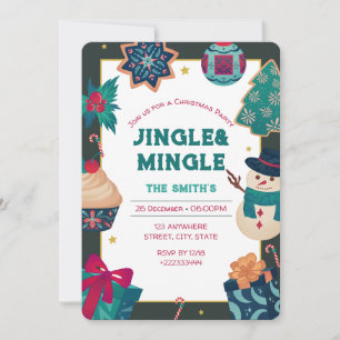 Invitation à la fête de Noël