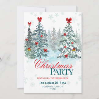 Invitation à la fête de Noël | Célébration des Fêt