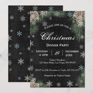Invitation à la fête de Noël des Pinecones de Chal