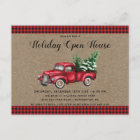 Invitation à la fête de Noël du camion et de l'arb