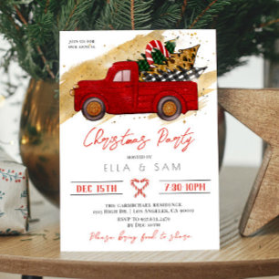 Invitation à la fête de Noël du Camion Rouge