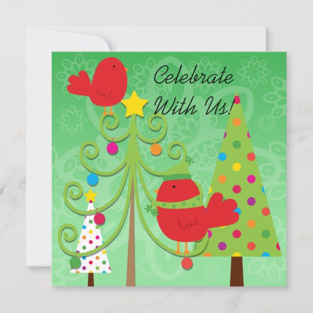 Invitation à la fête de Noël fantastique (Devant)