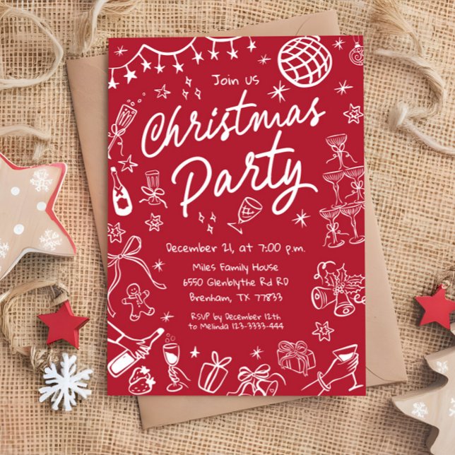 Invitation à la fête de Noël, Noël (Créateur téléchargé)