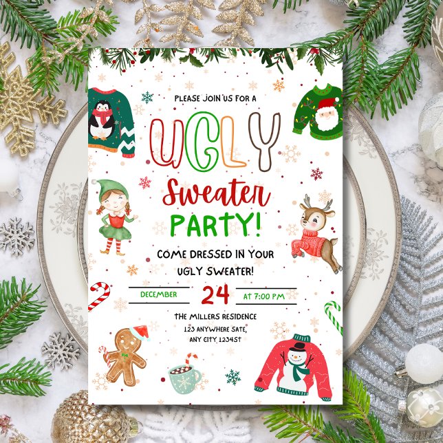 Invitation à la fête de Noël, Noël (Créateur téléchargé)