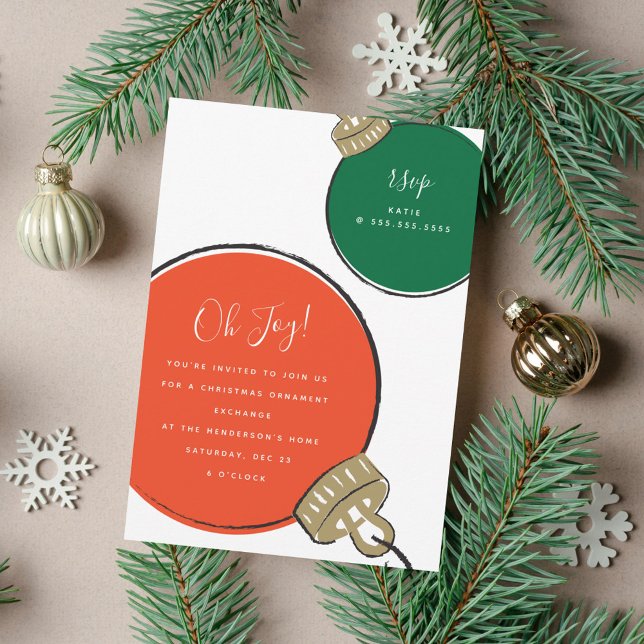 Invitation à la fête de Noël rétro (Créateur téléchargé)