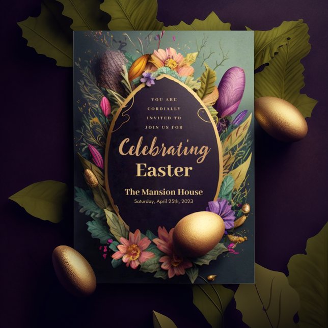 Invitation à la fête de Pâques (Créateur téléchargé)