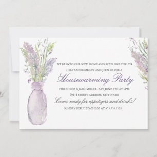 Invitation à la fête de pendaison de crémaillère d
