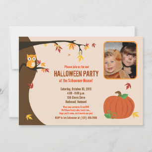 Invitation à la fête de photos de l'automne du Pet