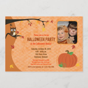 Invitation à la fête de photos de l'automne du Pet