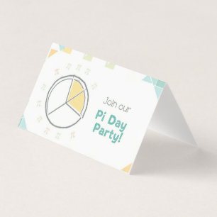 Invitation à la fête de Pi Day