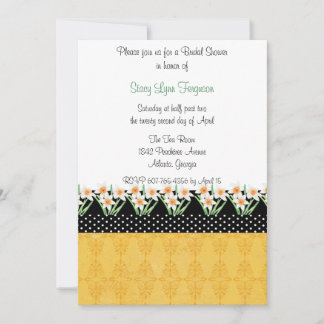 Invitation à la fête de printemps de Daffodils