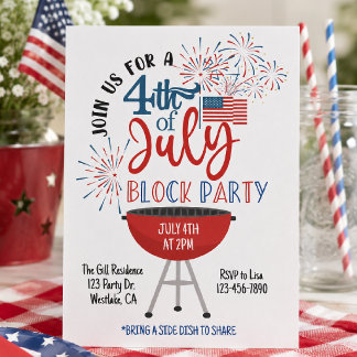 Invitation à la fête de quartier du 14 juillet