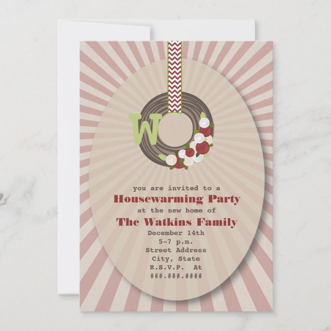 Invitation à la Fête de réchauffement des foyers d (Devant)