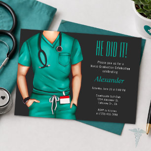 Invitation à la fête de remise des diplômes d'infi