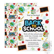 Invitation à la fête de rentrée scolaire