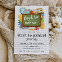 Invitation à la fête de rentrée scolaire