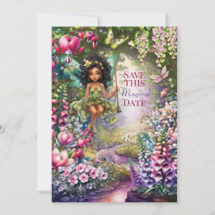 Invitation à la fête de sauvegarde de la fée magiq