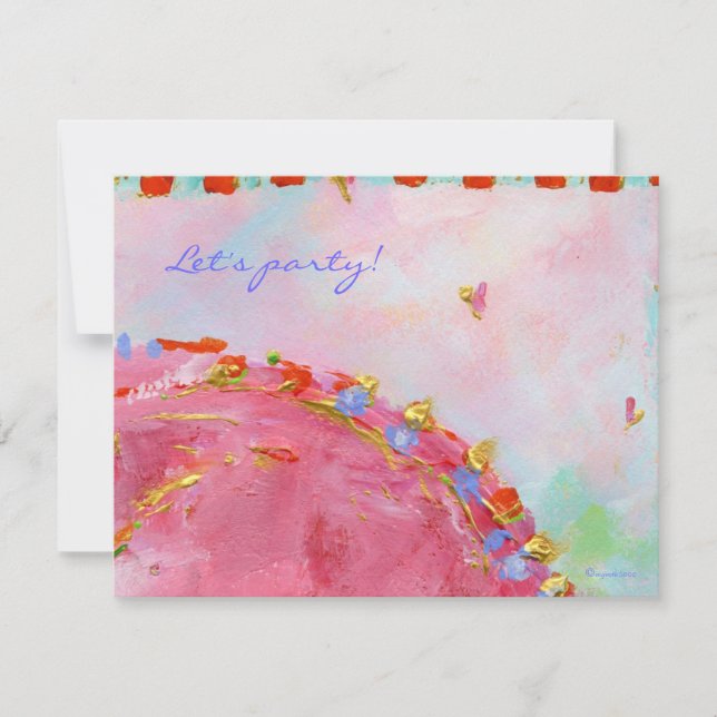 invitation à la fête de tout cœur (Devant)