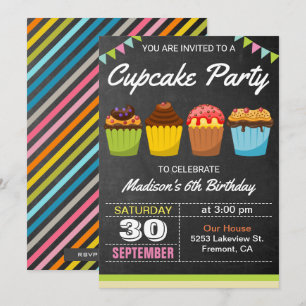 Invitation à la fête des Anniversaires de enfants 