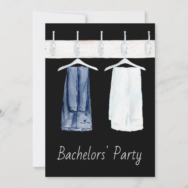 Invitation à la fête des Bachelors gays (Devant)