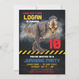 Invitation à la fête des dinosaures
