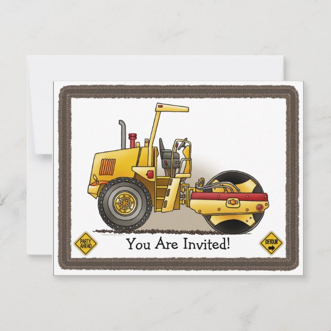 Invitation à la fête des enfants de Roller Equipme (Devant)