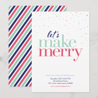 Invitation à la fête des fêtes *Faisons le bonheur