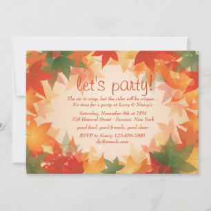 Invitation à la Fête des Feuilles d'Automne