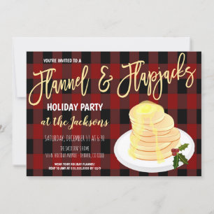 Invitation à la Fête des flanelles et des Flapjack