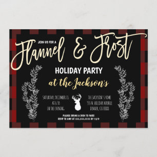 Invitation à la Fête des flanelles et du givre