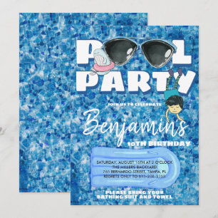 Invitation à la fête des garçons