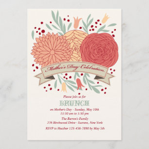 Invitation à la fête des mères