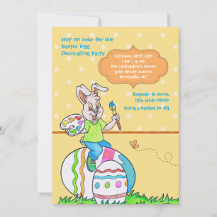 Invitation à la fête des oeufs de Pâques