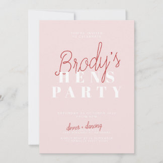Invitation à la fête des poules - Brody