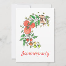 Invitation à la fête d'été