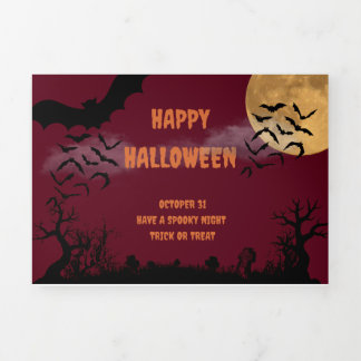 Invitation à la fête d'Halloween