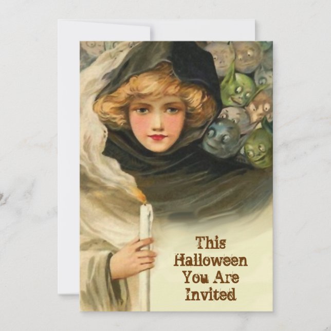 Invitation à la fête d'Halloween de Goblins Pékin (Devant)