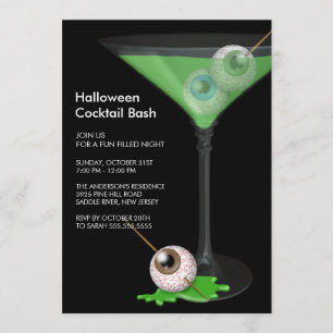 Invitation à la fête d'Halloween Déplaisante