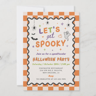 Invitation à la fête d'Halloween épouvantable