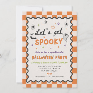 Invitation à la fête d'Halloween épouvantable