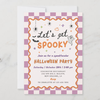 Invitation à la fête d'Halloween épouvantable