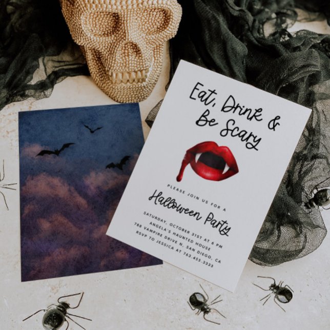 Invitation à la fête d'Halloween pour adultes (Créateur téléchargé)