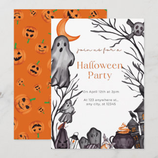 Invitation à la fête d'Halloween pour adultes