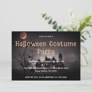Invitation à la fête d'Halloween Spooktacular