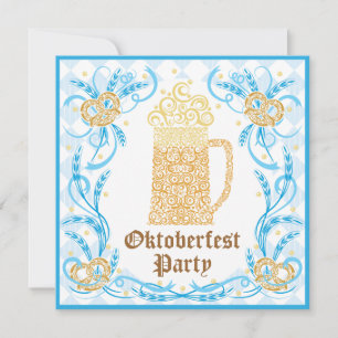 Invitation à la fête d'Oktoberfest