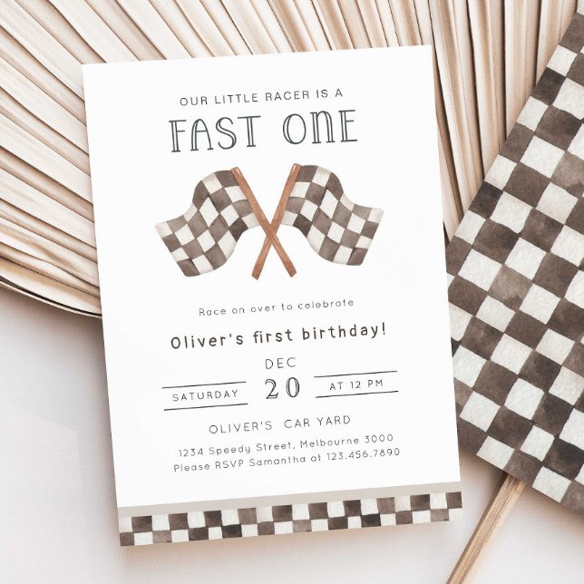 Invitation à la fête du 1er anniversaire de Fast O (Créateur téléchargé)