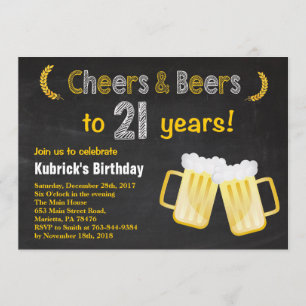 Invitation à la fête du 21e anniversaire